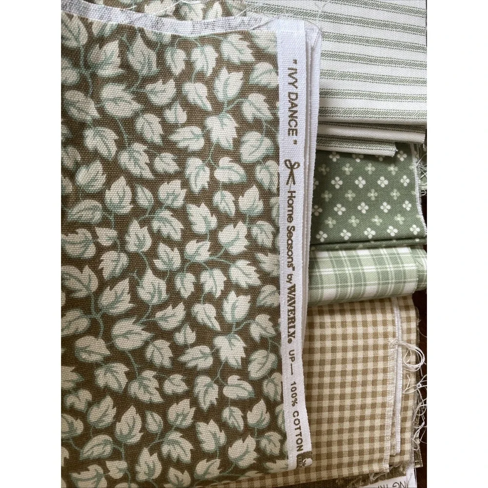 Lot of 6 Waverly Fabric Pieces 18